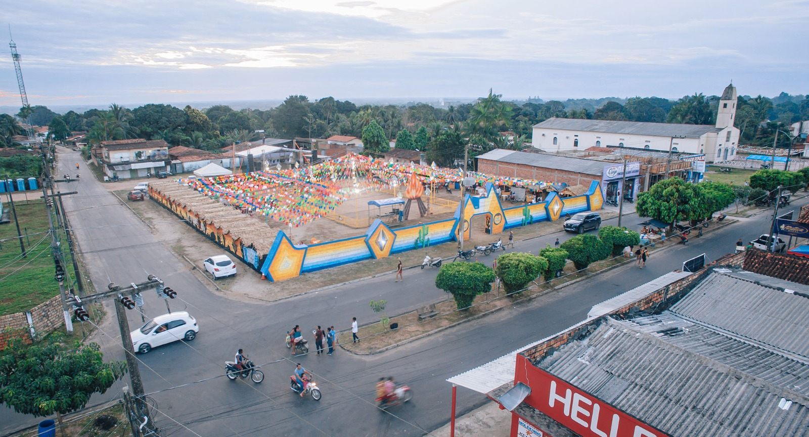 Noite de arraial em Centro Novo do Maranh&atilde;o